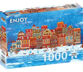 ENJOY Puzzle Připraveni na Vánoce / 1000 dílků / od 14 let