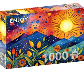 ENJOY Puzzle Déšť při západu slunce / 1000 dílků / od 14 let
