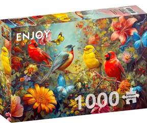 ENJOY Puzzle Cvrlikání a Třepotání / 1000 dílků / od 14 let
