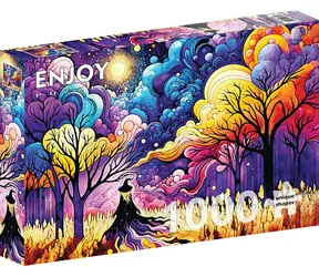 ENJOY Puzzle Cesta čarodějnice / 1000 dílků / od 14 let
