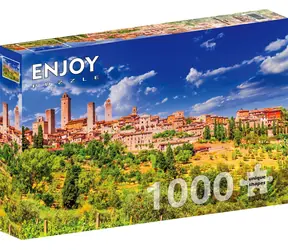 ENJOY Puzzle San Gimignano, Itálie / 1000 dílků / od 14 let