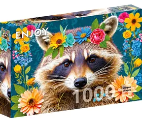 ENJOY Puzzle Květinový mýval / 1000 dílků / od 14 let