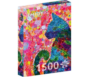 ENJOY Puzzle Toulavá kočka / 1500 dílků / od 14 let