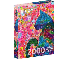 ENJOY Puzzle Toulavá kočka / 2000 dílků / od 14 let