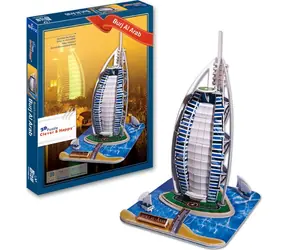 CLEVER&HAPPY 3D puzzle Burj Al Arab / 30 dílků / od 3 let
