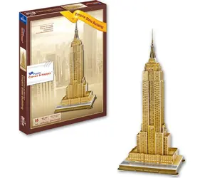 CLEVER&HAPPY 3D puzzle Empire State Building / 55 dílků / od 3 let