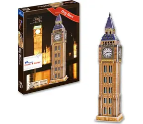 CLEVER&HAPPY 3D puzzle Big Ben, Londýn / 47 dílků / od 3 let