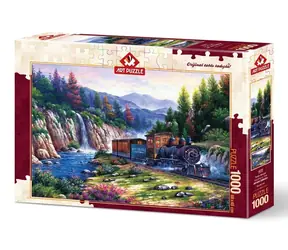 ART PUZZLE 4233 Puzzle Cestování vlakem / 1000 dílků / od 15 let
