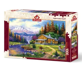 ART PUZZLE 4230 Puzzle Západ slunce v horách / 1000 dílků / od 15 let