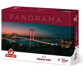 ART PUZZLE 41102 Panoramatické puzzle Noční Istanbul / 1000 dílků / od 15 let