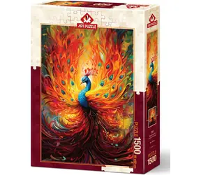 ART PUZZLE 5404 Puzzle Barevný páv / 1500 dílků / od 15 let