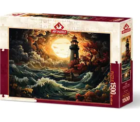 ART PUZZLE 5405 Puzzle Maják v bouři / 1500 dílků / od 15 let