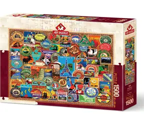 ART PUZZLE 5408 Puzzle Světový cestovatel / 1500 dílků / od 15 let