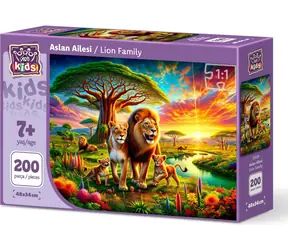 ART PUZZLE 35539 Puzzle Lví rodinka / 200 dílků / od 7 let