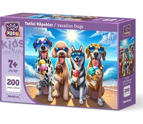 ART PUZZLE 35538 Puzzle Pejsci na dovolené / 200 dílků / od 7 let