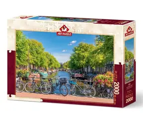 ART PUZZLE 5480 Puzzle Amsterdamský kanál / 2000 dílků / od 15 let