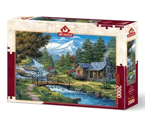 ART PUZZLE 5471 Puzzle Dva vodopády / 2000 dílků / od 15 let