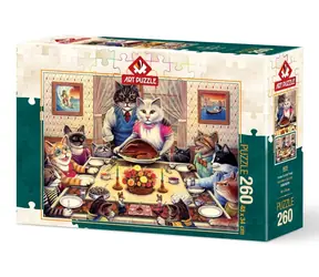 ART PUZZLE 5025 Puzzle Kočičí rodina / 260 dílků / od 8 let