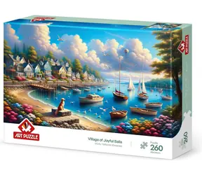 ART PUZZLE 40268 Puzzle Přístav plný plachetnic / 260 dílků / od 8 let