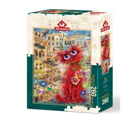 ART PUZZLE 4582 Puzzle Červená kočka / 260 dílků / od 8 let