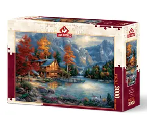 ART PUZZLE 5523 Puzzle Podzimní zrcadlení / 3000 dílků / od 15 let