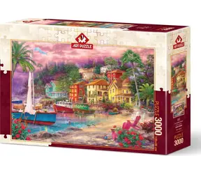 ART PUZZLE 5527 Puzzle Purpurové pobřeží / 3000 dílků / od 15 let