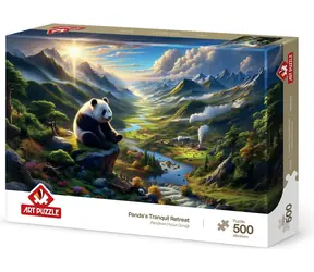 ART PUZZLE 40502 Puzzle Útočiště pro pandy / 500 dílků / od 8 let