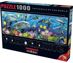 ANATOLIAN Panoramatické puzzle Podmořský svět / 1000 dílků / od 12 let