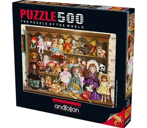 ANATOLIAN Puzzle Babiččina police s panenkami / 500 dílků / od 12 let