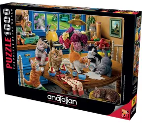 ANATOLIAN Puzzle Koťátka v kuchyni / 1000 dílků / od 14 let