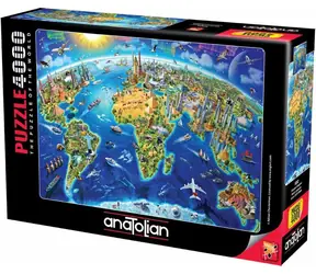 ANATOLIAN Puzzle Památky světa / 4000 dílků / od 14 let