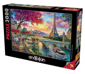 ANATOLIAN Puzzle Rozkvetlá Paříž / 3000 dílků / od 12 let