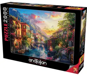 ANATOLIAN Puzzle Středomořské městečko / 2000 dílků / od 12 let