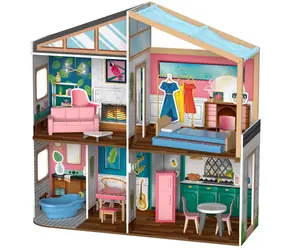 KidKraft DESIGNED BY ME™: Domeček pro panenky s příslušenstvím a magnetky / od 3 let