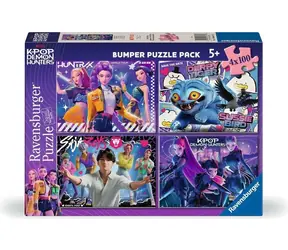 Ravensburger K-pop: Lovkyně démonů 4x100 dílků / od 5 let