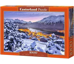 Castorland 105557-2 Puzzle St. Moritz, Švýcarsko / 1000 dílků / od 9 let