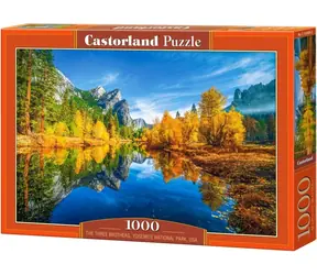 Castorland 105489-2 Puzzle Tři bratři, Yosemitský národní park / 1000 dílků / od 9 let