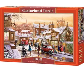 Castorland 104802 Puzzle Zasněžené městečko / 1000 dílků / od 9 let