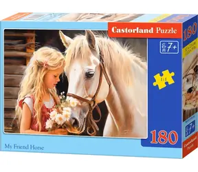 Castorland 018536 Puzzle Můj přítel kůň180 dílků / 180 dílků / od 7 let