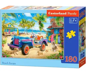 Castorland 018598 Puzzle Útěk na pláž / 180 dílků / od 7 let
