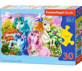 Castorland 03822 Puzzle Jednorožci / 30 dílků / od 4 let