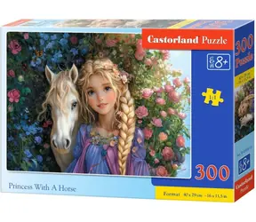 Castorland 030613 Puzzle Princezna a kůň / 300 dílků / od 8 let