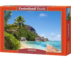 Castorland 300228 Puzzle Tropická pláž, Seychely / 3000 dílků / od 9 let