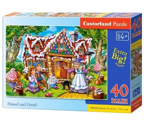 Castorland 040285 Puzzle Jeníček a Mařenka MAXI / 40 dílků / od 4 let
