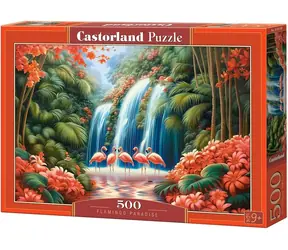 Castorland 54190 Puzzle Exotický svět plameňáků / 500 dílků / od 9 let