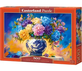 Castorland 54169 Puzzle Květiny v čínském porcelánu / 500 dílků / od 9 let