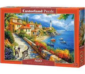 Castorland 54237 Puzzle Zátoka u bílého majáku / 500 dílků / od 9 let