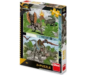 DINO Jurský svět / 2x48 dílků / od 4 let