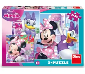 DINO Minnie a Daisy / 3x55 dílků / od 5 let