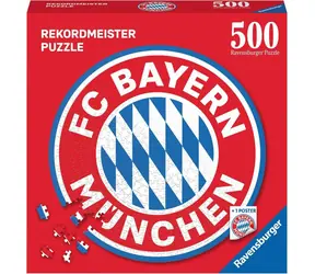Ravensburger Kulaté puzzle FC Bayern Logo / 500 dílků / od 12 let